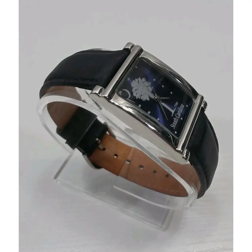 SWEDA Unisex Watch South Carolina Palmetto Logo Leather Band New Battery W285